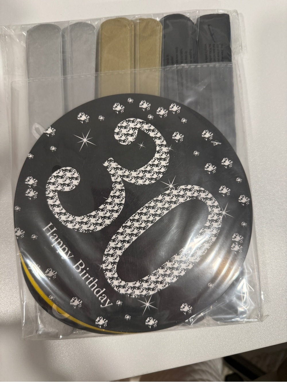 30th Birthday Party decorations Black and Gold